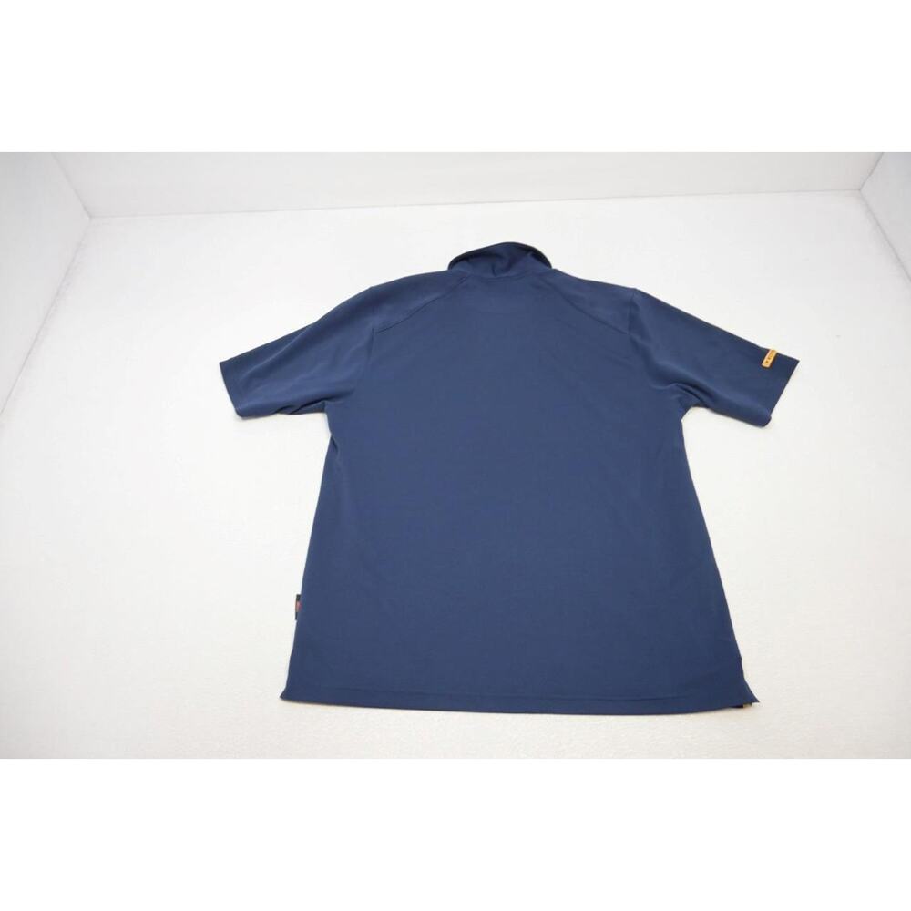 Nike Golf Polo Dri Fit West Virginia Dark Blue Athletic Shirt Mens Sz Large - Picture 7 of 7